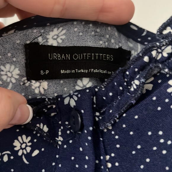 Urban Outfitters White floral and Blue pant jumper Size S - Picture 4 of 4
